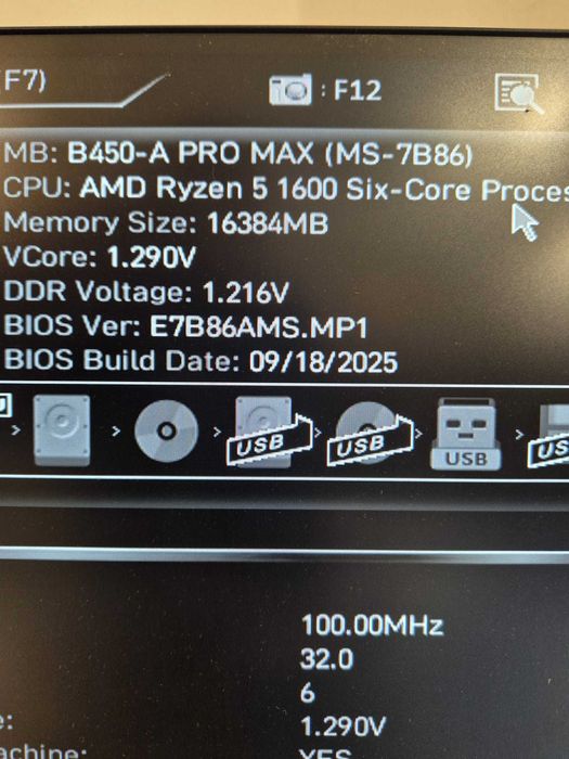 Płyta główna MSI B450 A PRO MAX + procesor + ram czytaj OPIS