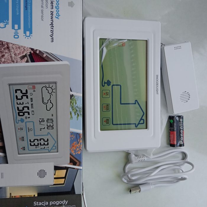 Stacja pogody z czujnikiem zewnętrznym Setty
