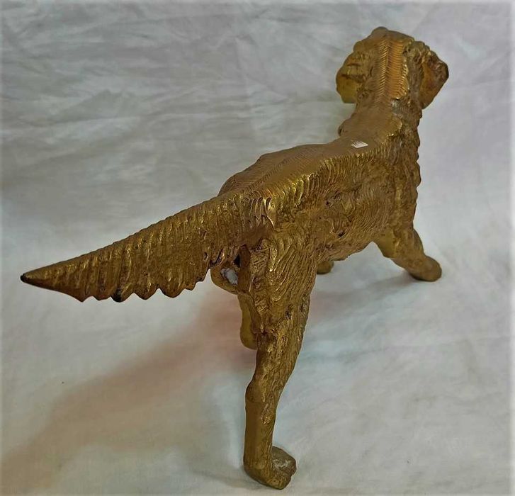 Escultura Cão Latão