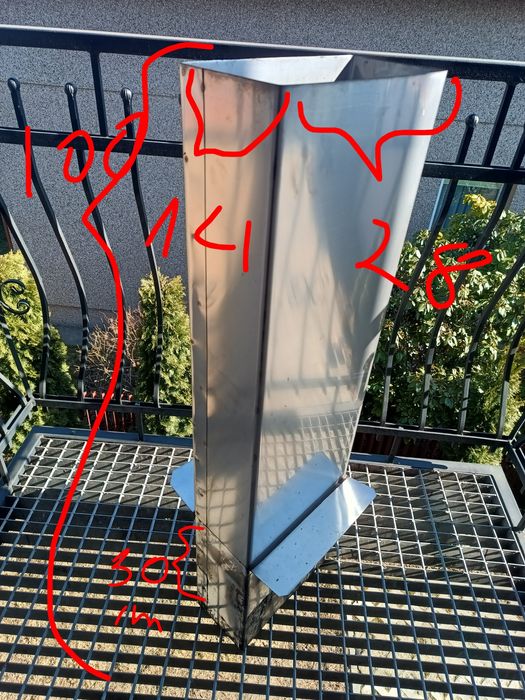 Wkład do komina ocynkowany