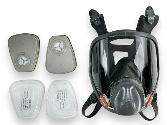 Захисна маска з респіратором 6800