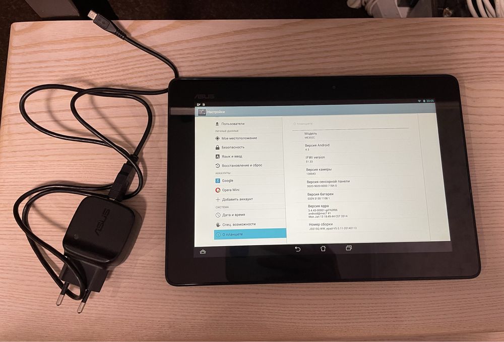 Планшет Asus ME302C