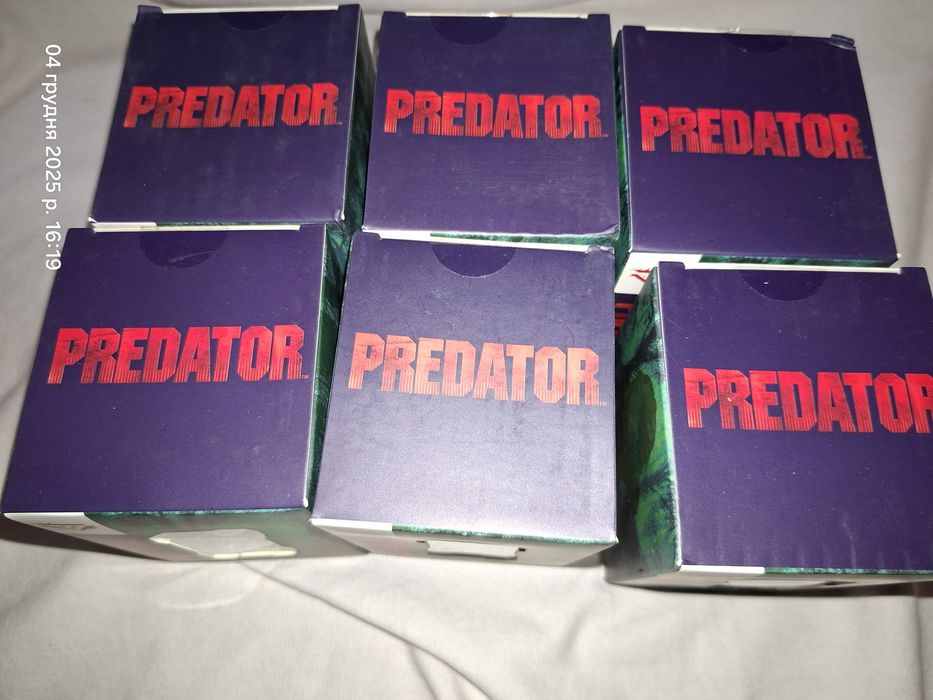 Хищник Predator 7 см коллекционные фигурки 6 шт Хижак Шварценеггер