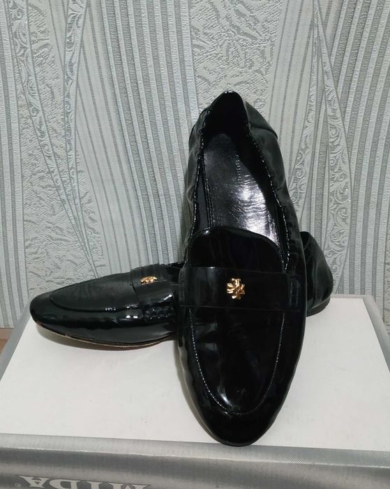 Туфли-балеткиTORY BURCH р.38 кожаные.