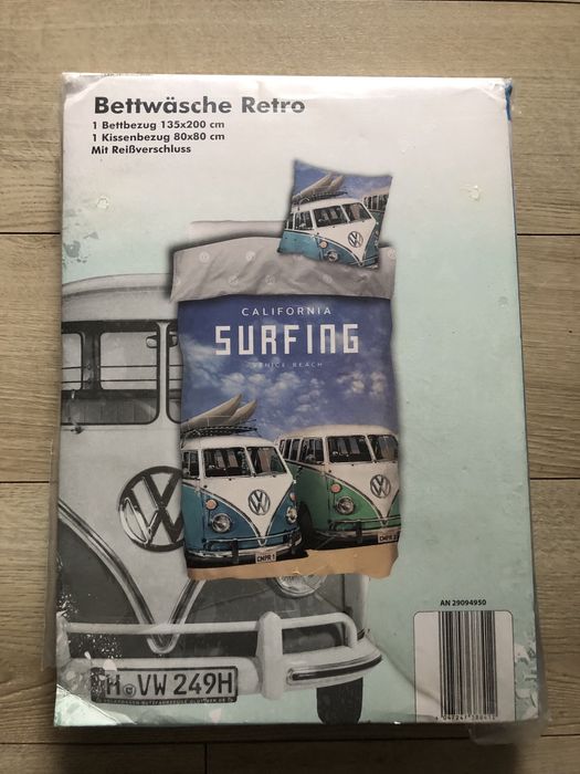 Pościel Volkswagen 135x200 i 80x80 NOWA