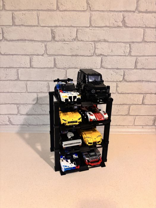 Stojak na 8 aut z serii LEGO Speed Champions