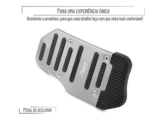 Capas pedais BMW e outras marcas antiderrapantes