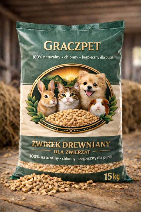 Żwirek Drzewny dla pupili