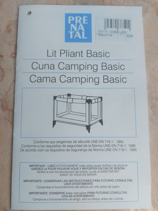 Cama de viagem PRÉ-NATAL