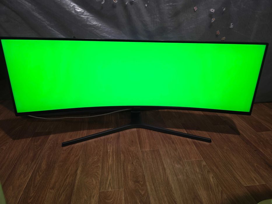 Супер ультраширокий ігровий монітор 49" Samsung CHG90 (LC49HG90DMRXEN) QLED 144Hz / Повний комплект