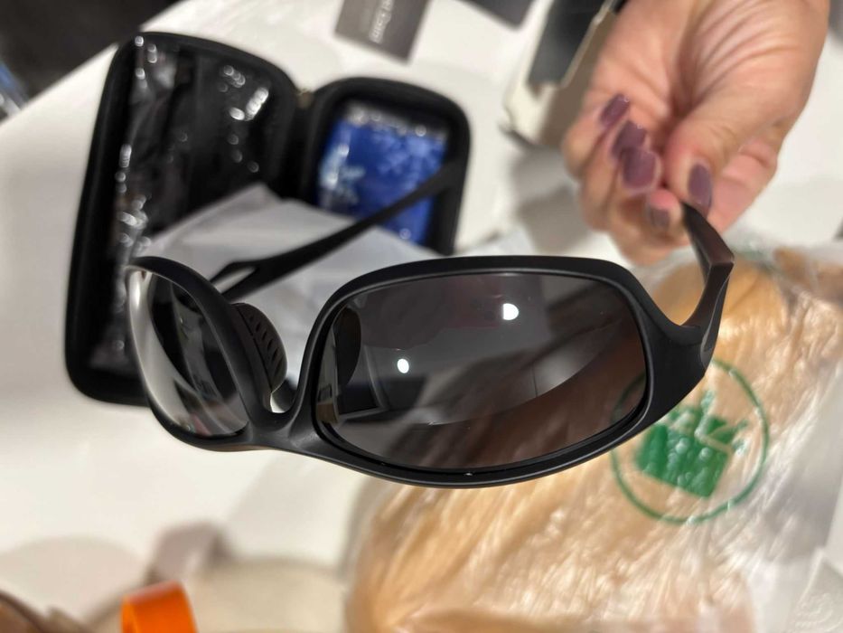 LINVO Óculos de sol polarizados desportivos TR90 proteção UV400