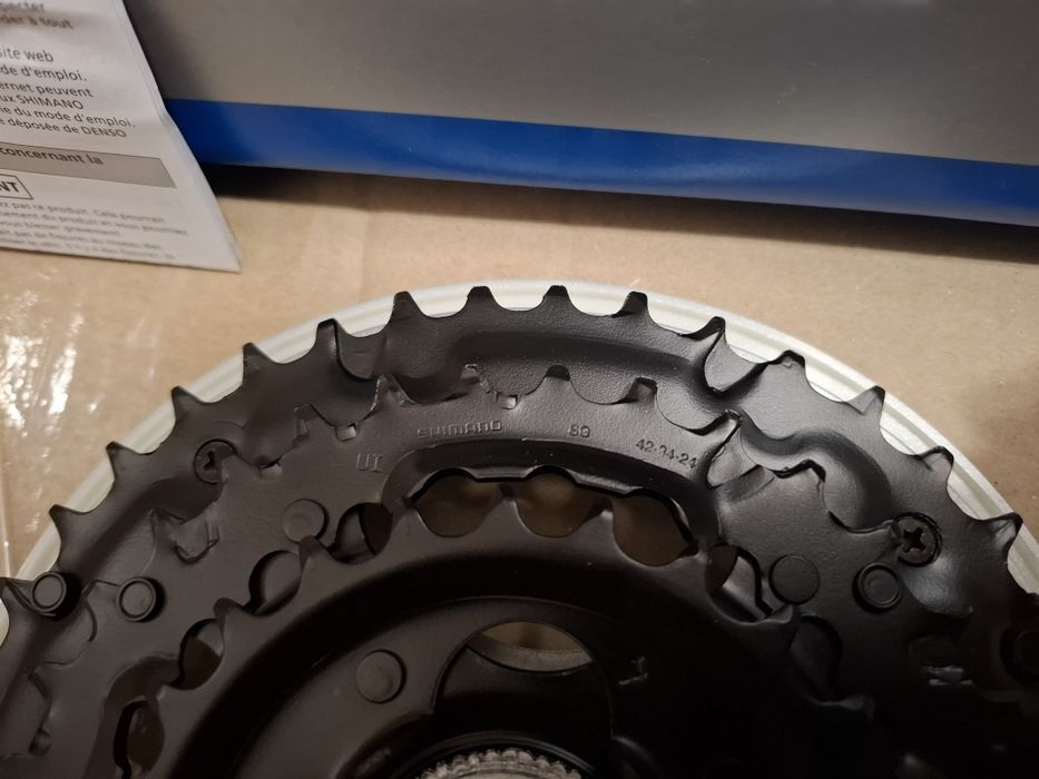 ВЕЛОсипедные шатуны Shimano FC-TY501:(42/34/24 и 48/38/28). Оригинал!