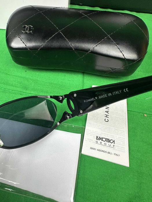 Okulary przeciwsłoneczne damskie Chanel Komplet Etui Box Nowe
