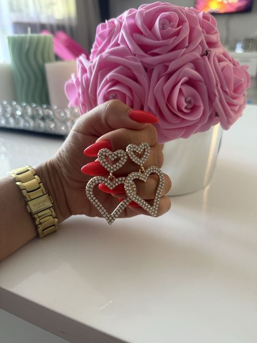 Zjawiskowe kolczyki serca