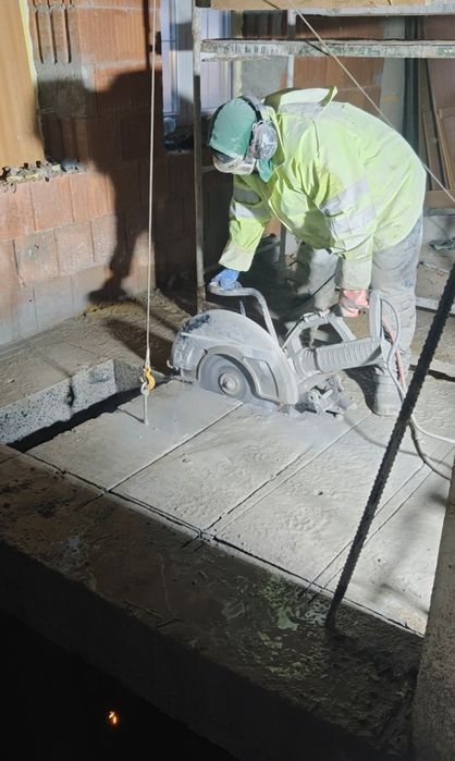 Алмазная резка бетона.