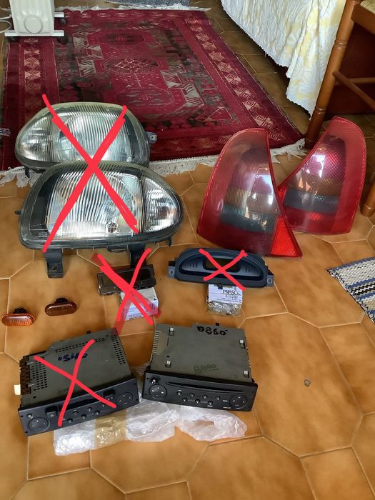 Renault clio 1998/2001 capo branco