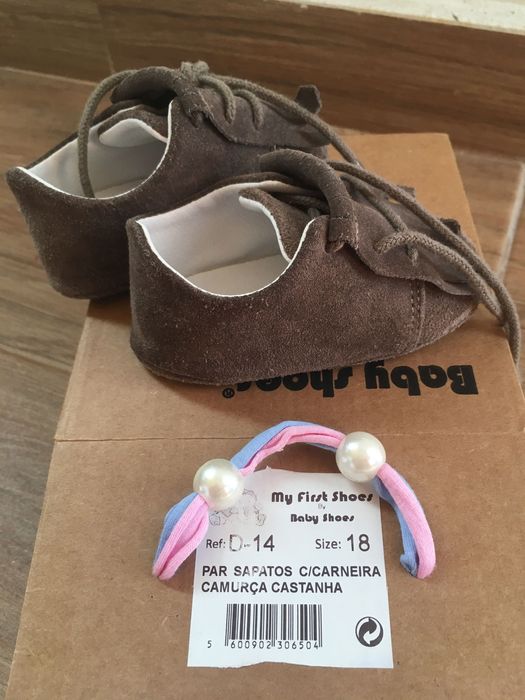 Sapatinhos carneira de bebé