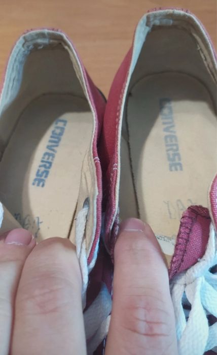 Czerwone trampki męskie Converse buty sportowe