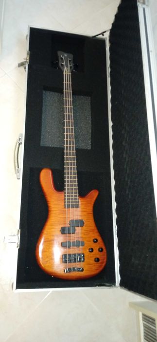 Baixo Warwick Streamer LX 1997 (made in Germany) + Caixa Rockcase