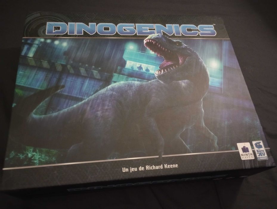 Dinogenics - edycja francuska, stan idealny, koszulki na karty;