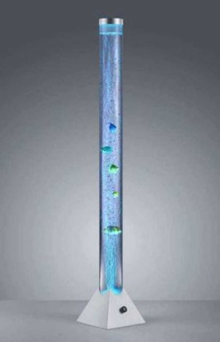 Lampa lampka LED wysoka 130 cm świecące rybki
