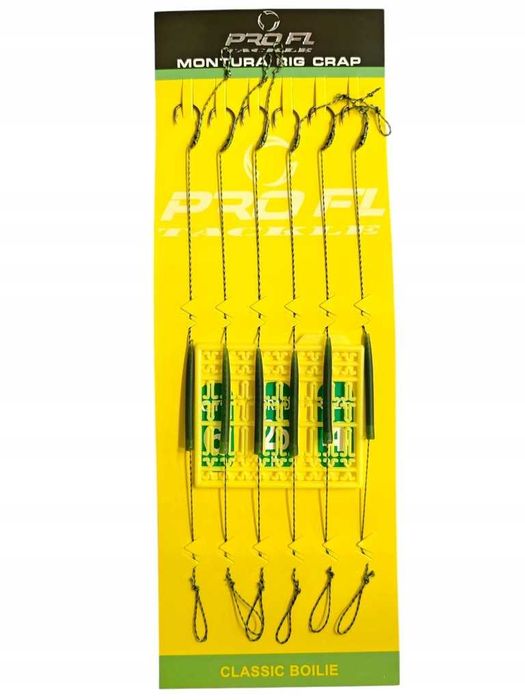 Przypon karpiowy 6 szt hak 6 z włosem 64-2523