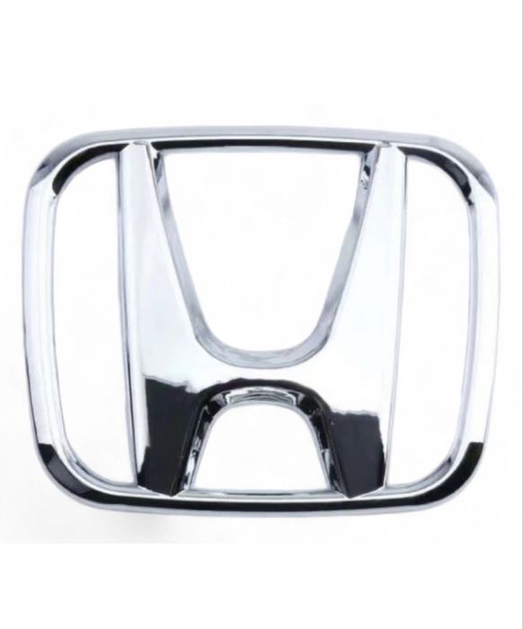 Емблема решітки / багажника HONDA Хром 98х81 мм (скотч + 2 вусики)