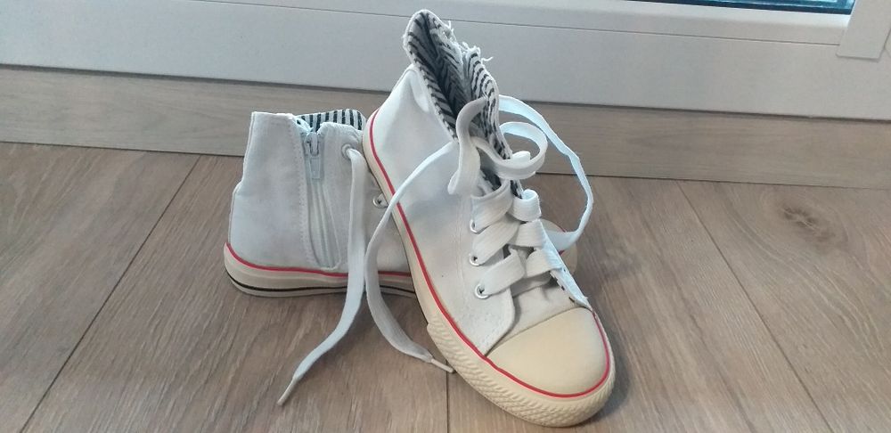 Trampki białe, rozmiar 32
