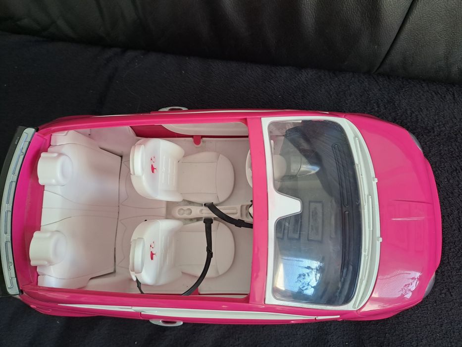Samochód Barbie Mattel Fiat 500 Cabrio