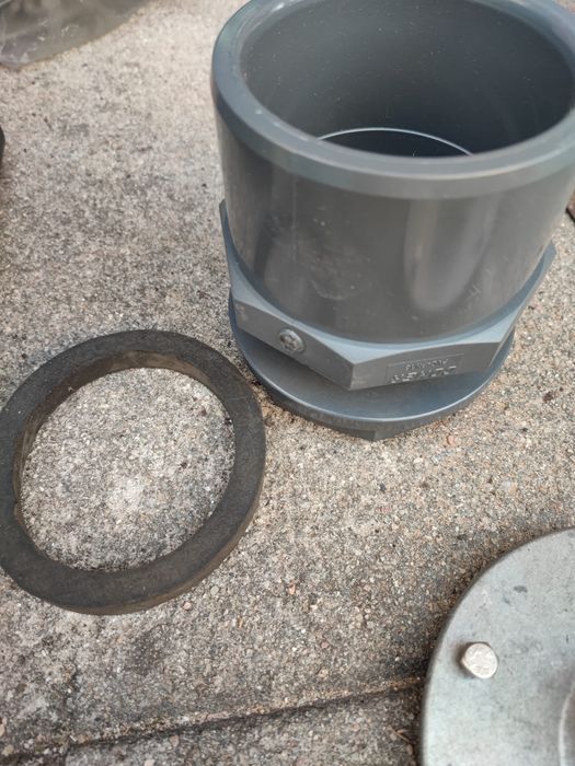 Lote de peças metalicas industriais, suportes casquilhos/flange/abraçadeiras e tampão