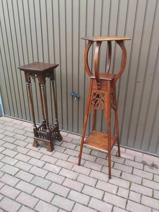 Kwietnik Dębowy Antyk Stary W Bardzo Dobrym Stanie Okazja.