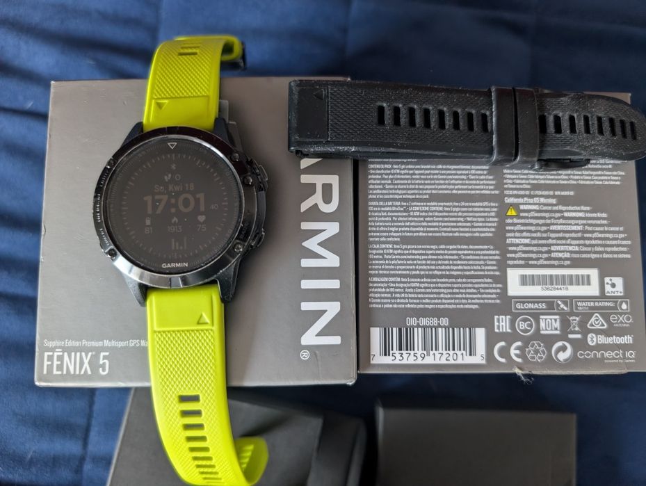 Garmin Fenix 5 sapphire edition premium Multisport gps watch