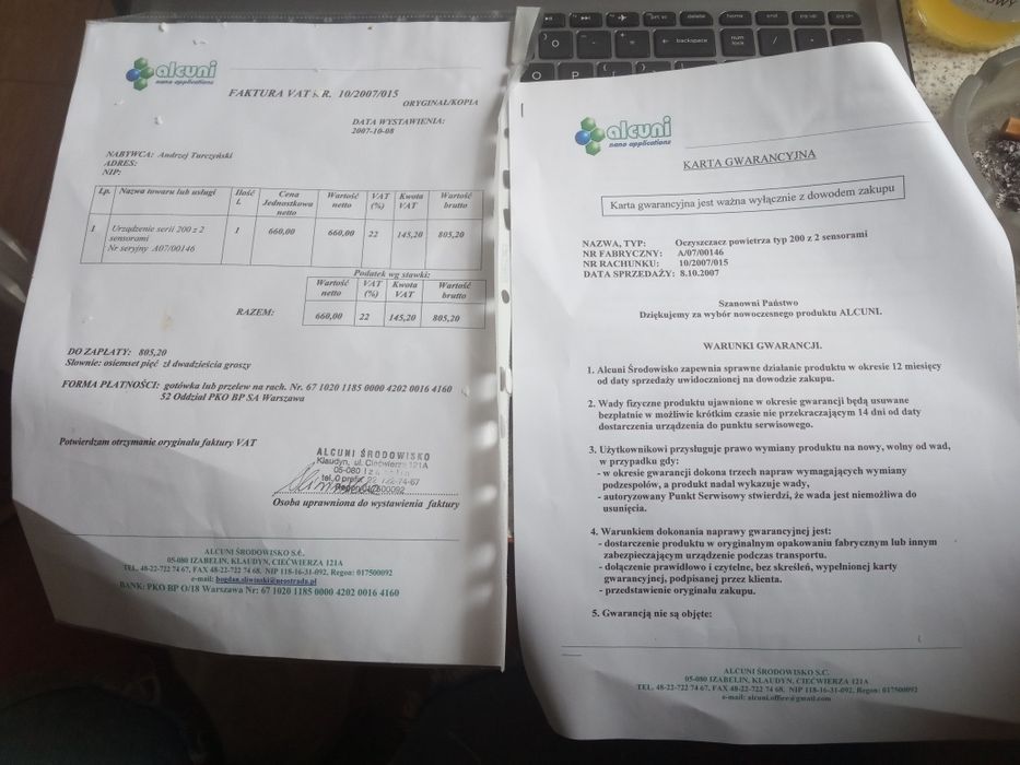 Oczyszczacz powietrrza