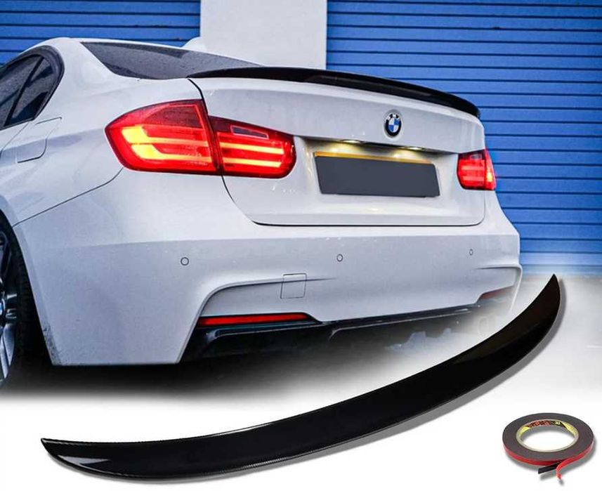 LOTKA SPOJLER BMW F30 m performance CZARNY POŁYSK spojler bagażnika