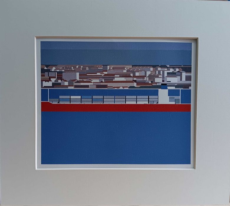 2 litografias de Maluda e Eduardo Lemos