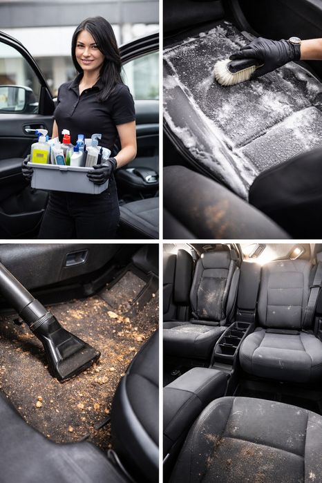 Profesjonalne czyszczenie auta z odbiorem od klienta