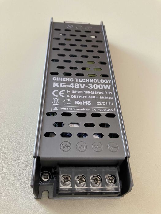Блок живлення (пасивне охолодження) KG-48V-300W - 48V 6A