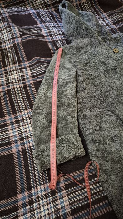 Шуба овеча стрижена натуральна на 48-50 український розмір