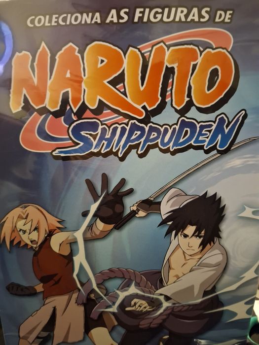 Naruto Shippuden Figura com revista. Coleccionável.