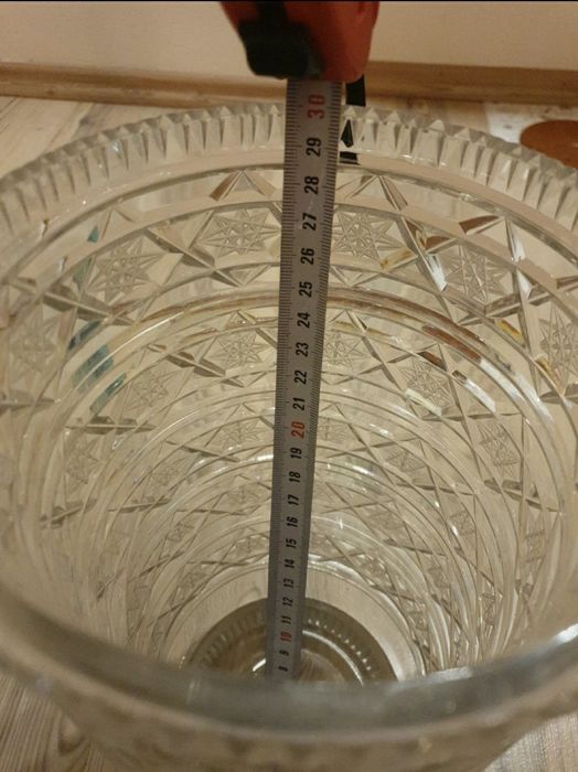 Wazon kryształowy PRL