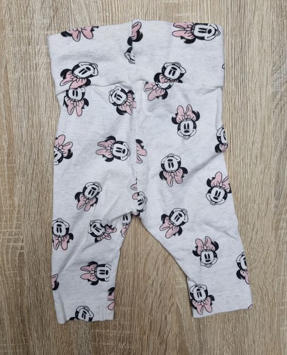 Komplet myszka Miki jasny /body+legginsy+czapeczka/ 62