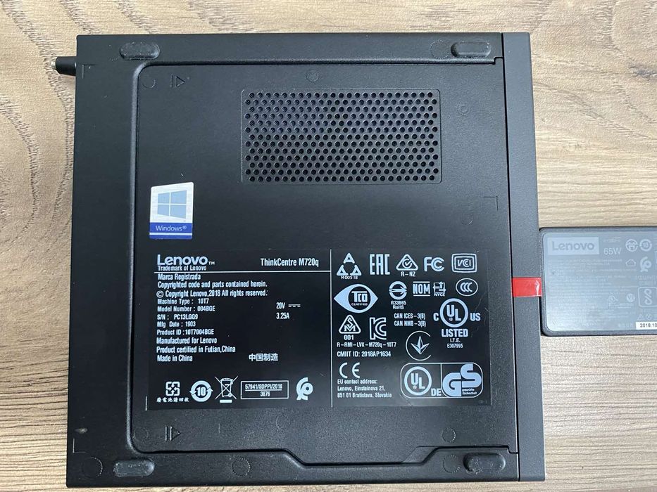 Lenovo ThinkCentre m720q i5-8400T 8/256gb ssd PCI express Windows 11 oryginalny zasilacz