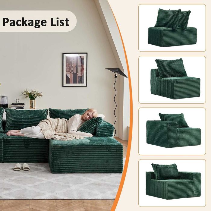 Nowa modułowa sofa / kanapa / łóżko / Vamcheer / 274CM !R189!