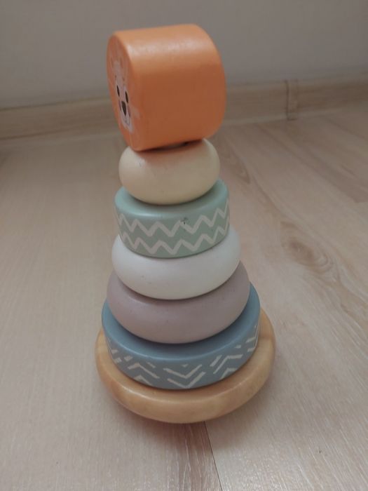 Piramida Układanka drewniana