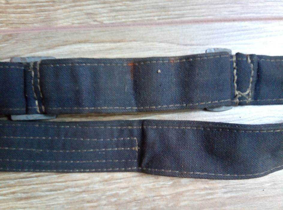 niemiecki pasek do chlebaka granatowy LW