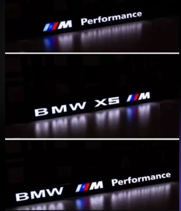 Рамки под номера БМВ - індивідуальні Авторамки bmw / Номерные рамки БМВ авто номера, ВАШ  Дизайн. з опцією підсвітки /без / глянцеві - ціна за 2 шт