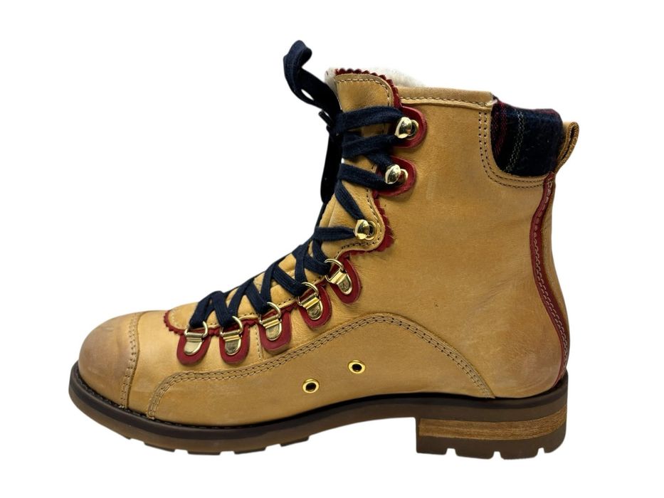 Buty trekkigowe skorzane delikatnie ocieplane Copa de nieve rozmiar 38