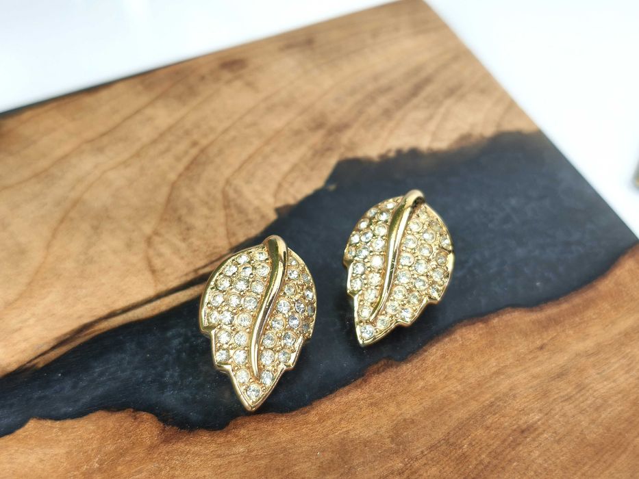 Vintage Kolczyki Dior Listki