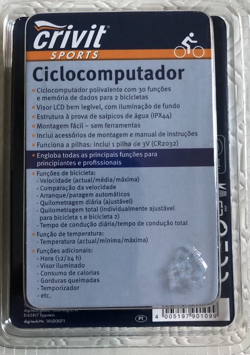 2 Ciclocomputadores para bicicleta novo ainda embalado em ótimo estado
