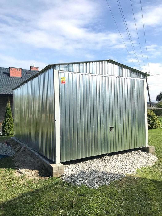 Garaż blaszany 3x5 PRODUCENT Konstrukcji Stalowych